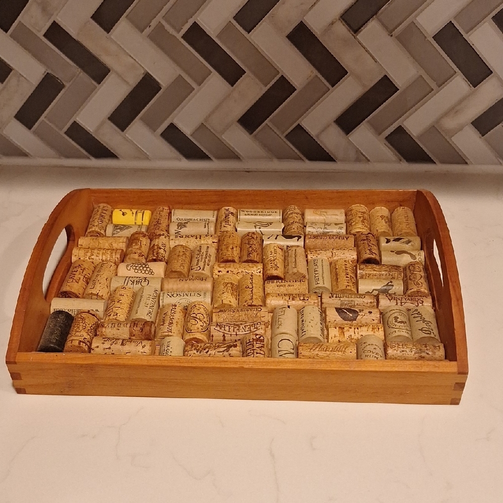 Wooden Cork Tray